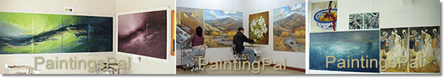 +53,000 oil paintings for hotel, interior designers, entertainment environments etc