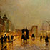 Oil painting reproduction #63 Glasgow by John Atkinson Grimshaw