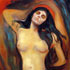 Reproduction samples #7 Madonna 1894 by Edvard Munch copied by ZZY