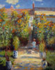 stock oil painting reproduction #128 Claude Monet's Garden at Vetheuil, 1881 reproduced by PaintingsPal Painter CQ (sold)