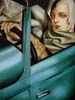 Oil paintings reproductions in stock #259 Self Portrait in Green Bugatti 1925 by Tamara de Lempicka reproduced by PaintingsPal painter WWC
